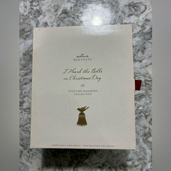 2006 Hallmark Ornament I HEARD THE BELLS ON CHRISTMAS DAY Yuletide Harmony-NIB - Picture 2 of 5